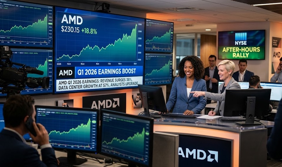 AMD Stock Soars After Historic Q1 2026 Earnings and AI Data Center Boom