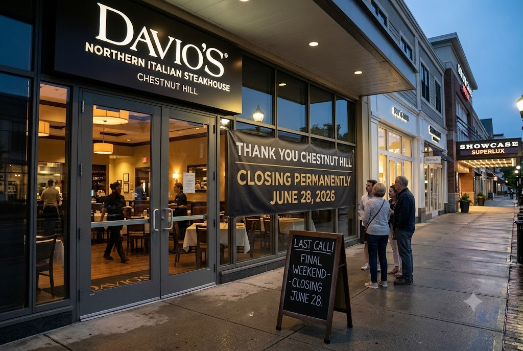Why Davio’s Northern Italian Steakhouse Is Closing Its Chestnut Hill Location After 13 Years